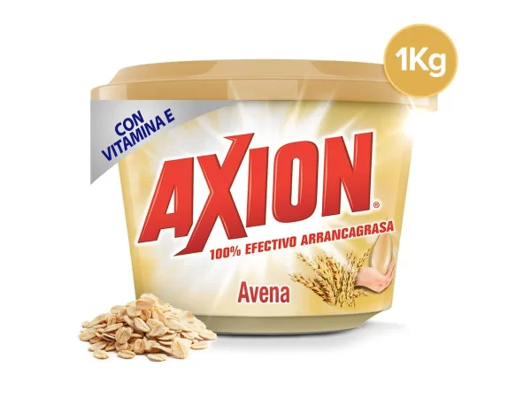 JABÓN LAVAPLATOS AXION AVENA Y VITAMINA E 1KG