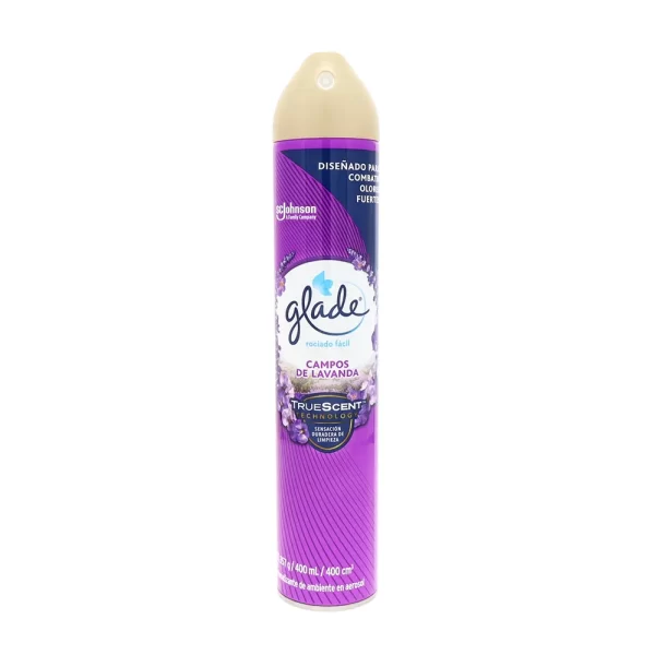 GLADE AEROSOL CAMPOS DE LAVANDA 400ML