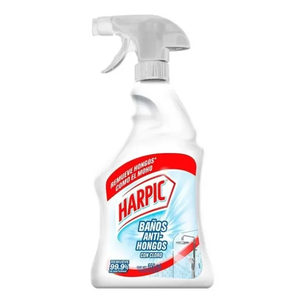 LIMPIADOR PARA BAÑOS HARPIC ANTI HONGO 650ML