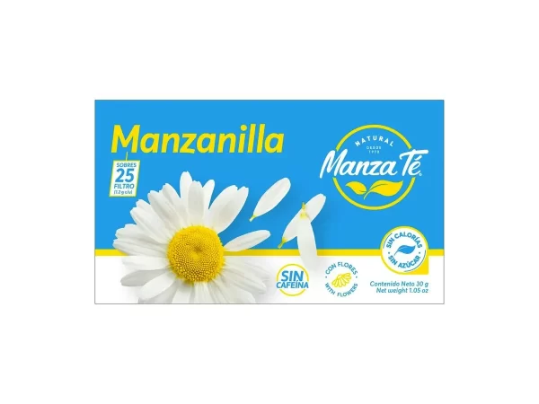 TÉ DE MANZANILLA MANZA TÉ 25 SOBRES - Imagen 3