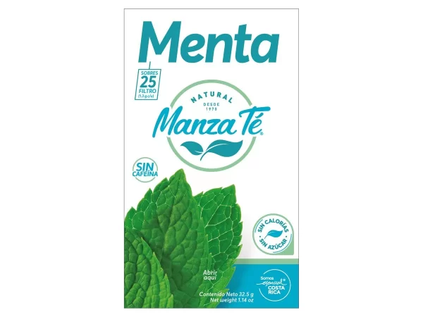 TÉ DE MENTA MANZA TÉ 25 SOBRES