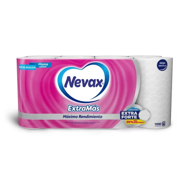 PAPEL HIGIÉNICO NEVAX 16 ROLLOS