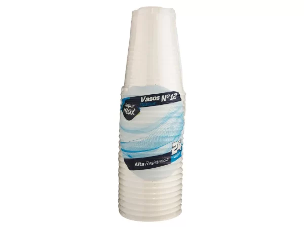 VASO PLÁSTICO DESCARTABLE N°12 24 UND